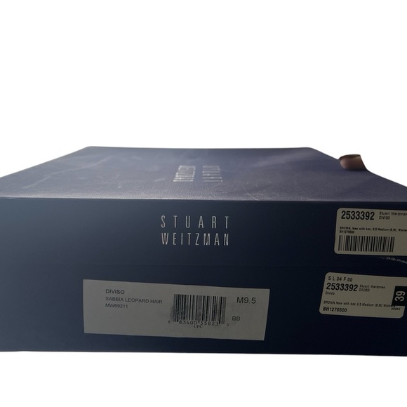 VTG Stuart Weitzman Brown and Black High Heel Sandals with Ankle Strap - Picture 2 of 5